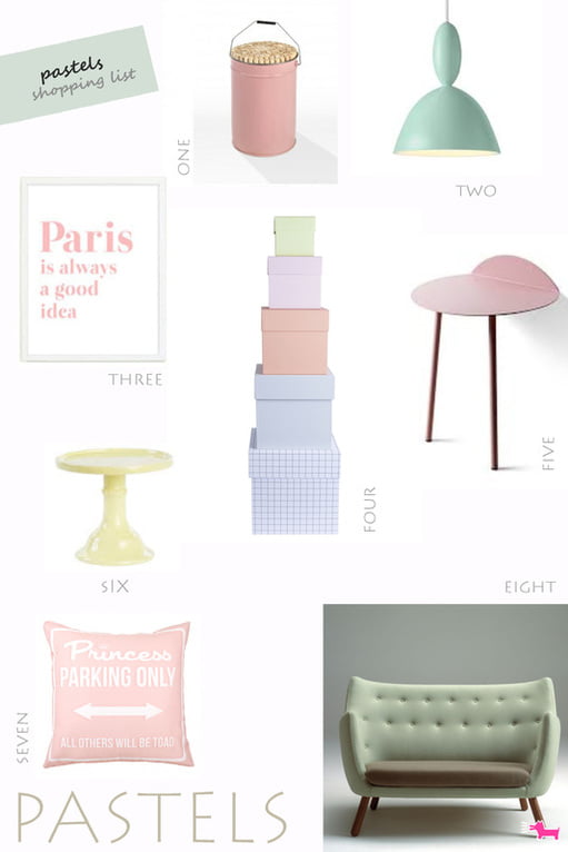 pastel home shopping, pastel home trend, pastel colour trend, homeware brands