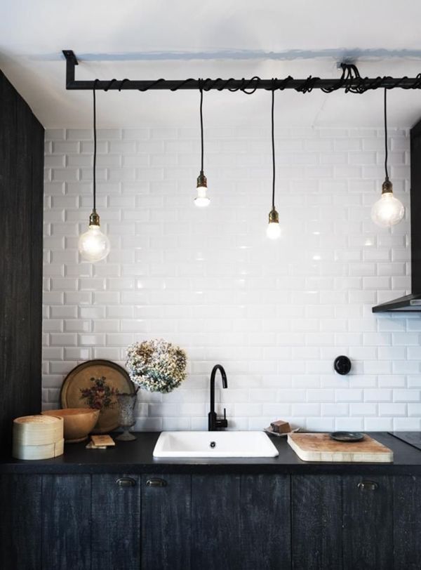 black kitchen - monthly inspirations