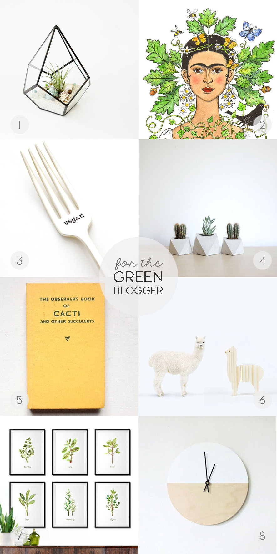 etsy gift guides - green