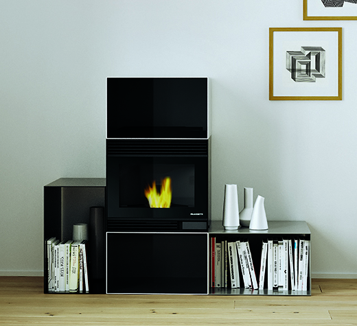 design fireplace, stufa pellet design, design stove, small homes heating, palazzetti