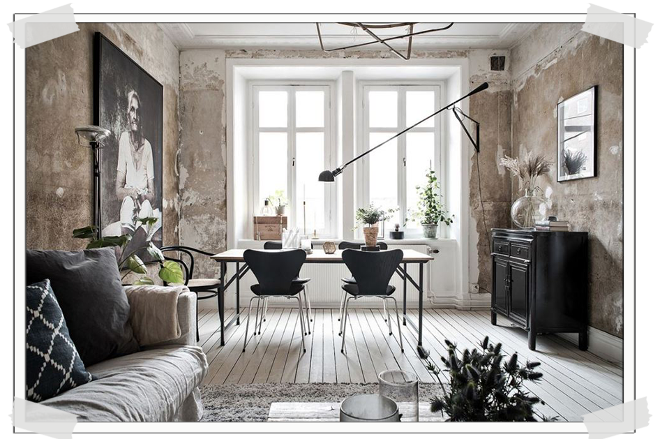 Scandinavian Home Tour With Unfinished Interior Walls