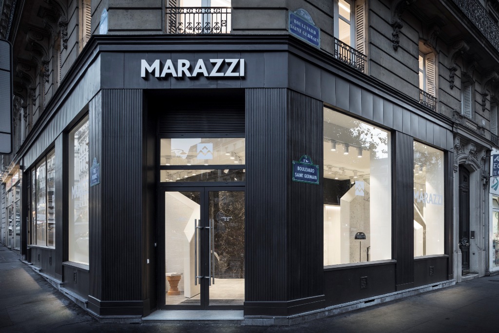 marazzi showroom in paris, paris design week 2017, marazzi parigi