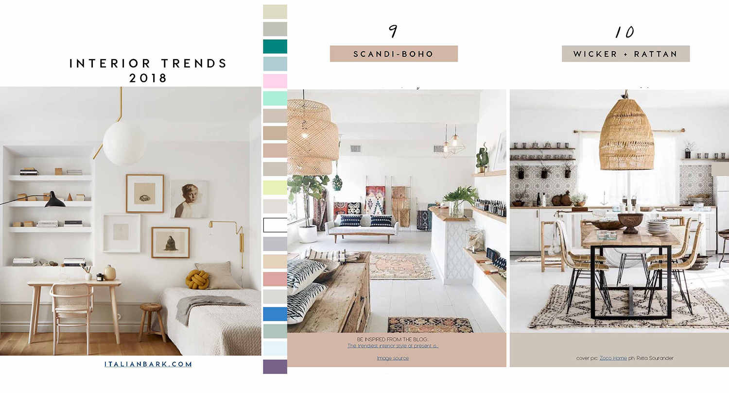 interior trends 2018, best home trends, decorating trends 2019, italianbark interior design blog