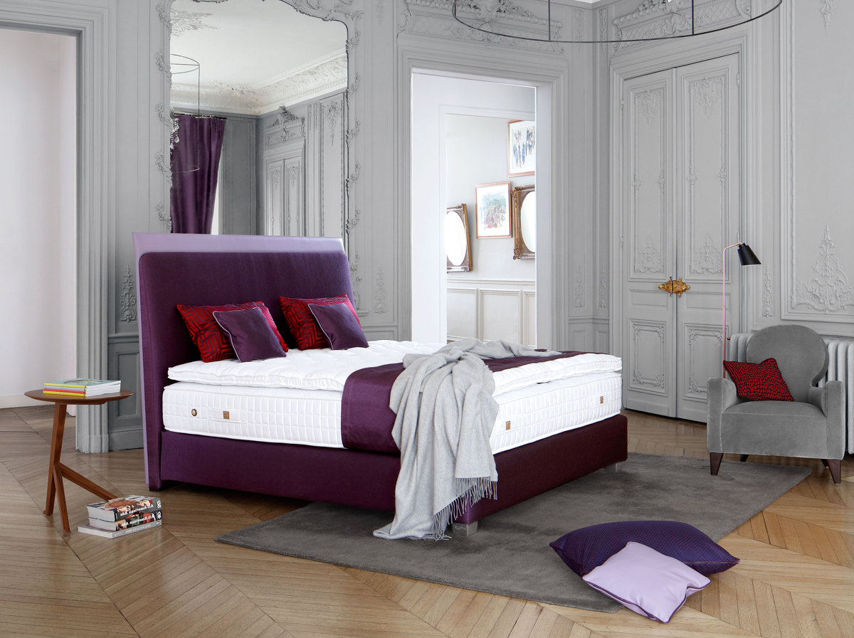 Treca, Paris Saint Germain Headboard, pantone 2018 home decor, violet bed