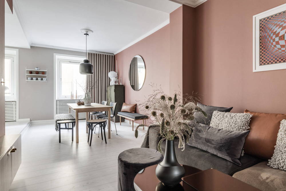 decorate with pink, pink walls, pink interiors, italianbark interior design blog
