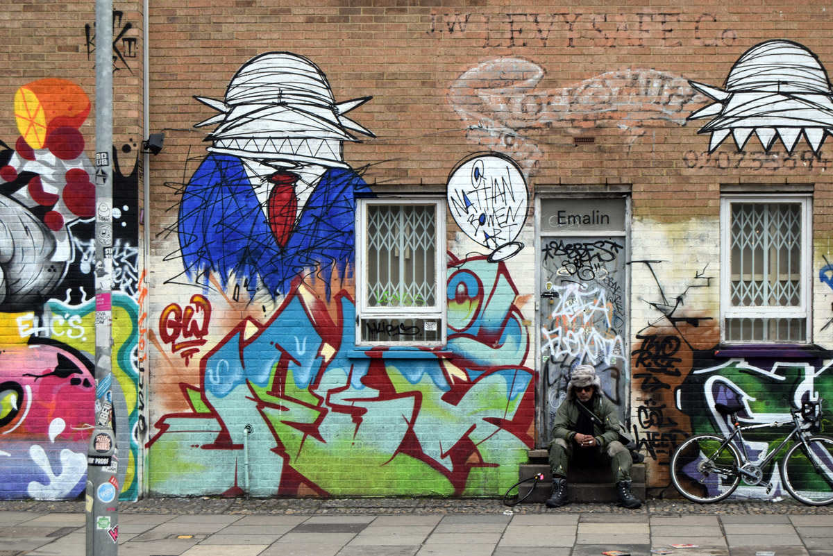 london shoreditch design guide, shoreditch street art