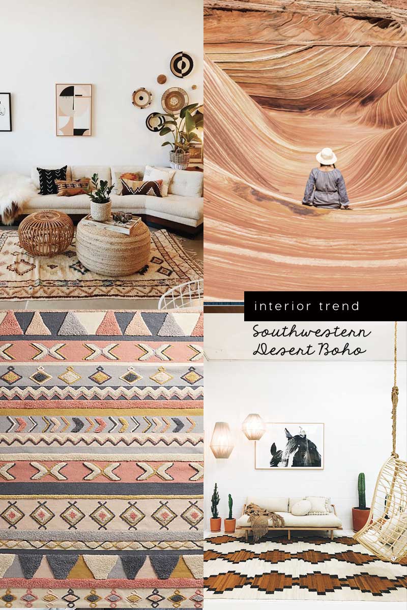 INTERIOR TRENDS be inspired by the Southwestern Desert Chic style: this is the New Boho and one of the coolest interior styles now