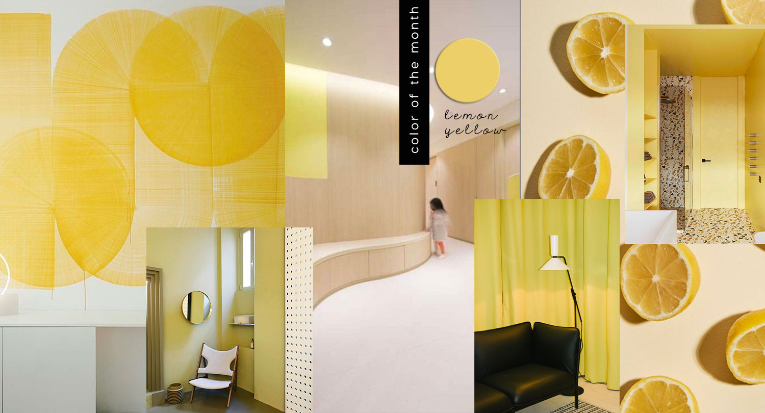 COLOR OF THE MONTH | They call it Lemon Yellow – Pantone Illuminating 2021 Color Trend