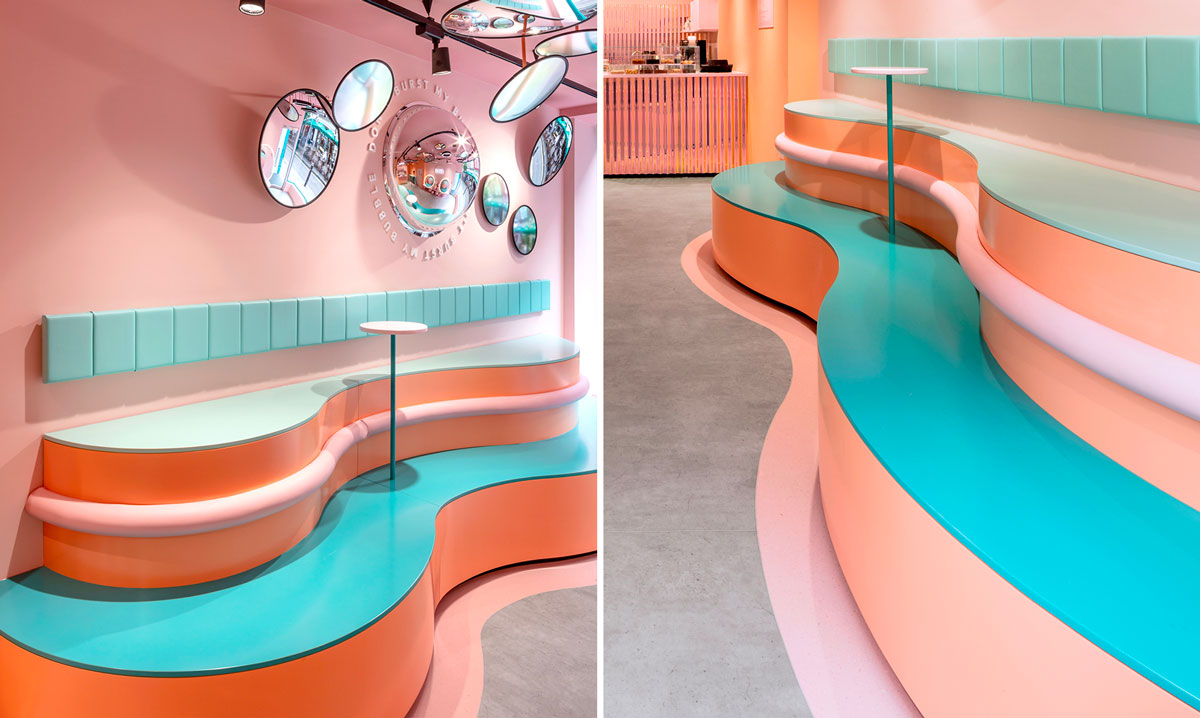 playful design trend, ice cream shop design london