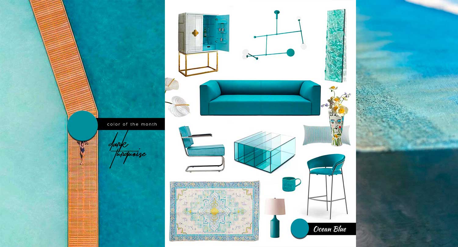 Modern Home Decor Ideas in the Ocean Blue Color Trend 2021