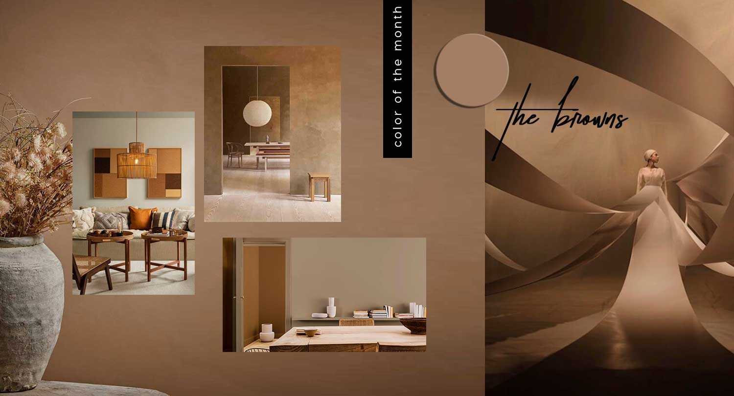 brown color trend 2021 interiors design