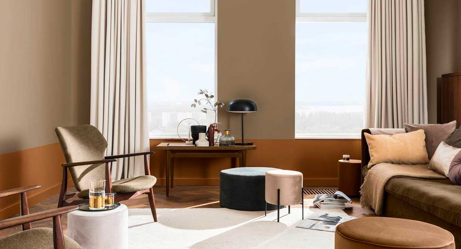 brown color trend 2021 interiors design