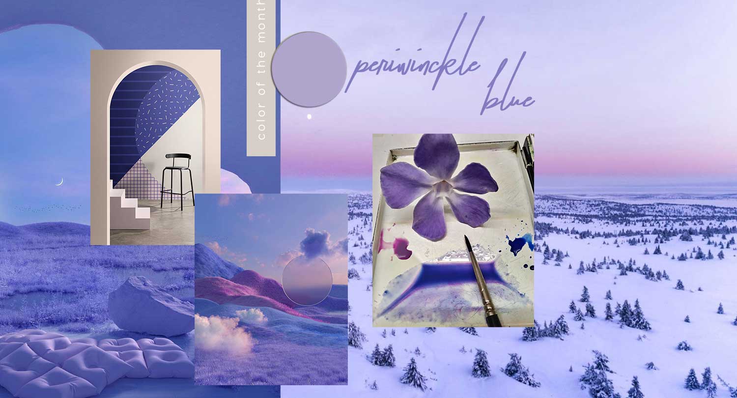 COLOR OF THE MONTH | Starting the new year in Periwinckle Blue