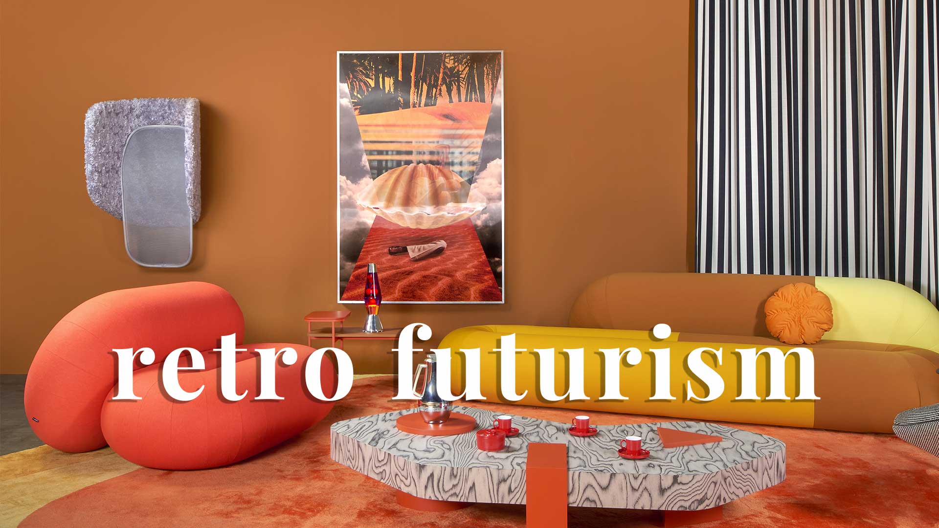 DESIGN TRENDS 2024 | Retro-futurism style trend
